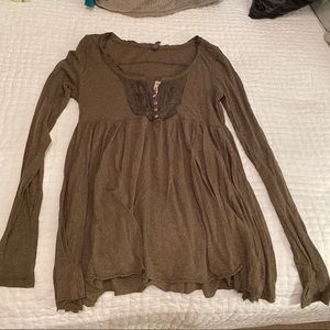 FREE PEOPLE COTTON BLOUSE SIZE MEDIUM! Never worn!